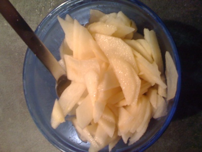 Keifer Pears, Sliced