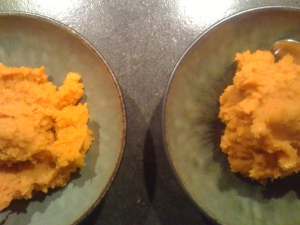 Sweet Potatoes, all mashed up